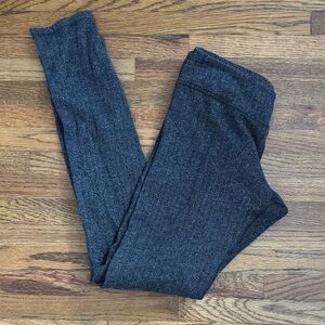 Ivivva charcoal grey athletic leggings full length girls